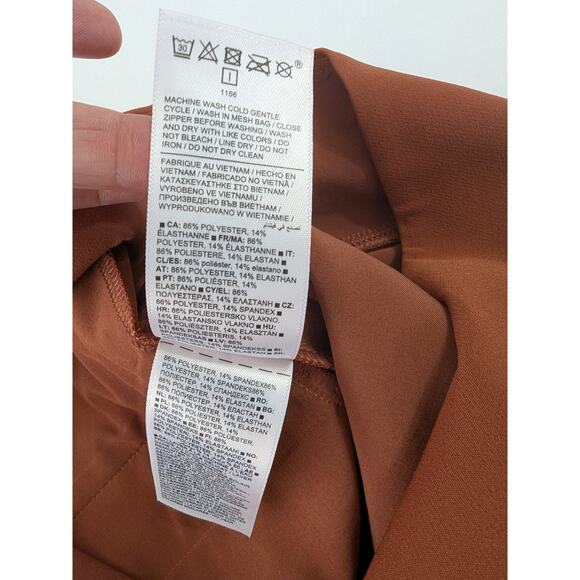 Athleta Endless Pleated Skort In Rust Orange Tennis Golf Athleisure Womens 8 New - Picture 10 of 12